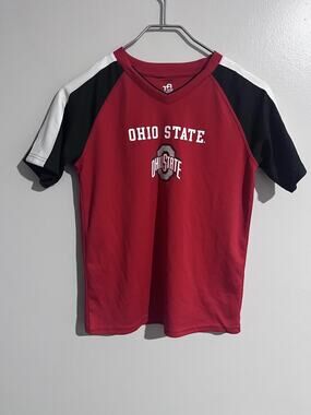 Ohio State Jersey Boys Large Red NCAA Football Team Athletics Polyester